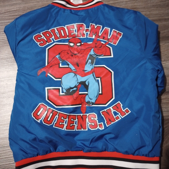 Marvel Spider-Man Blue and Red Kids Costume Jacket - Picture 4 of 5